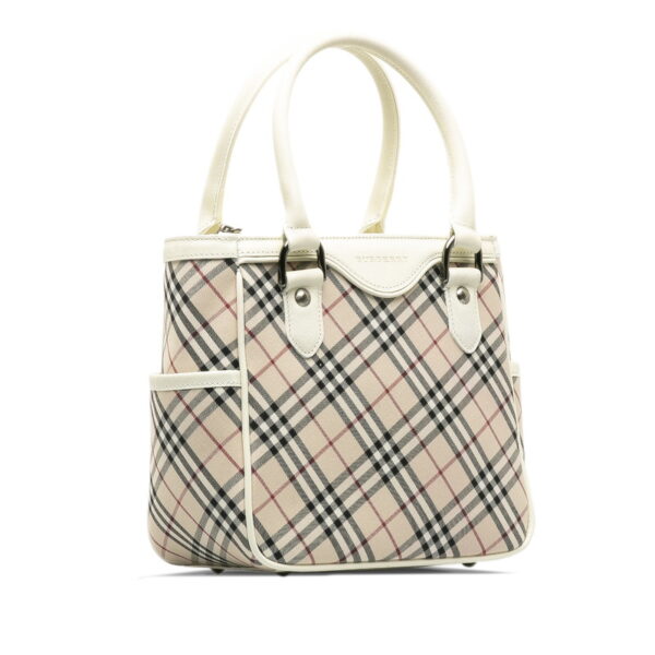 p00mrngcotvzoul9 2 Burberry Nova Check Handbag Beige White