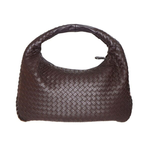 p21 1173 1 Bottega Veneta Shoulder Bag Intrecciato Leather Brown