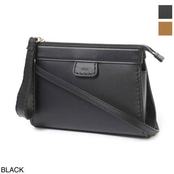 p214i9001 Chloe Edith Crossbody Bag Leather Black