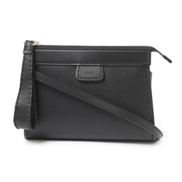 p214i9002 Chloe Edith Crossbody Bag Leather Black