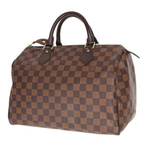 p22 3064 1 Louis Vuitton Pochette Pratt Brooklyn Shoulder Bag Damier Canvas Ebene Brown