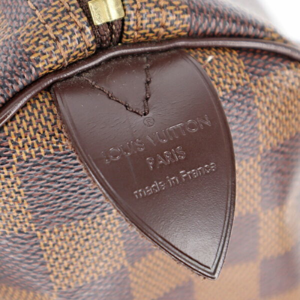 p22 3064 16 Louis Vuitton Speedy 30 Damier Ebene Bag