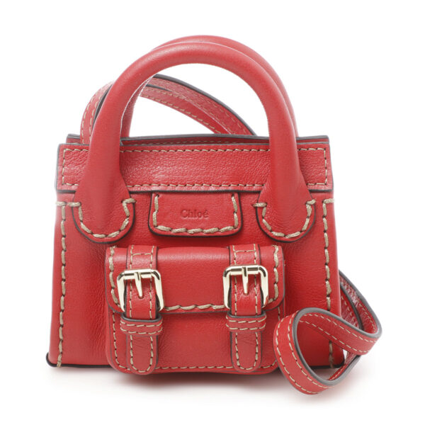 p234i30 636 wk03 Chloe Edith Crossbody Bag Leather Red