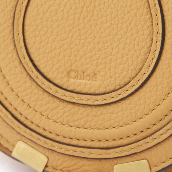 p675i3109 Chloe Marcie Crossbody Bag Leather Apricot