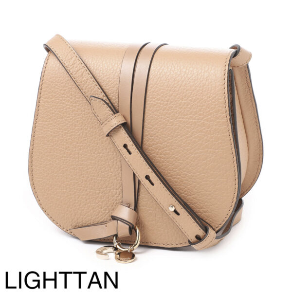 p757f5712 Chloe Alphabet 2Way Shoulder Bag Leather Tan