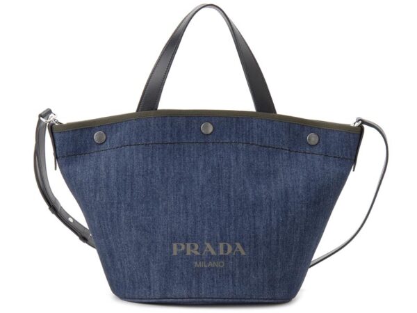 pd1bg2442bbvf0yfsooo Prada Denim 2WAY Shoulder Bag