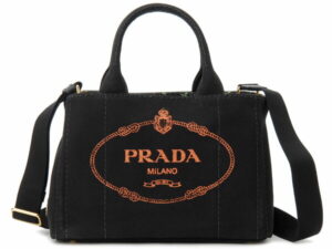 pd1bg439zkif0t38oox Prada Nylon Shoulder Bag Black