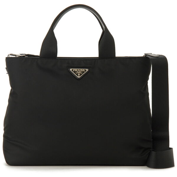 pd1bg867rv44f0002b1m Prada Tote Bag Black