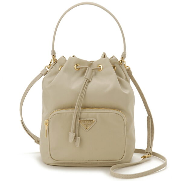 pd1bh038rv44f0f24uoo Prada Pochette Shoulder Bag Beige