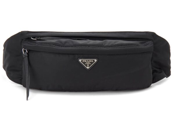 pd1bl011064f0002ooo Prada Nylon Body Bag Black