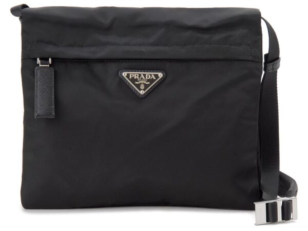 pd2vh0582b2yf0002ooo Prada Nylon Crossbody Bag Black