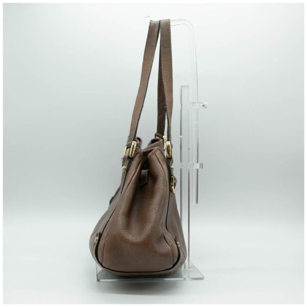 pd335 02 Gucci Guccissima Leather Shoulder Bag Brown