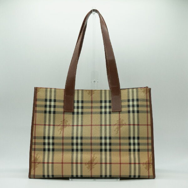 pd388 01 Burberry Leather Tote Bag Beige