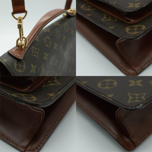 pd409 07 c Louis Vuitton Monceau 28 Monogram Leather Bag Brown