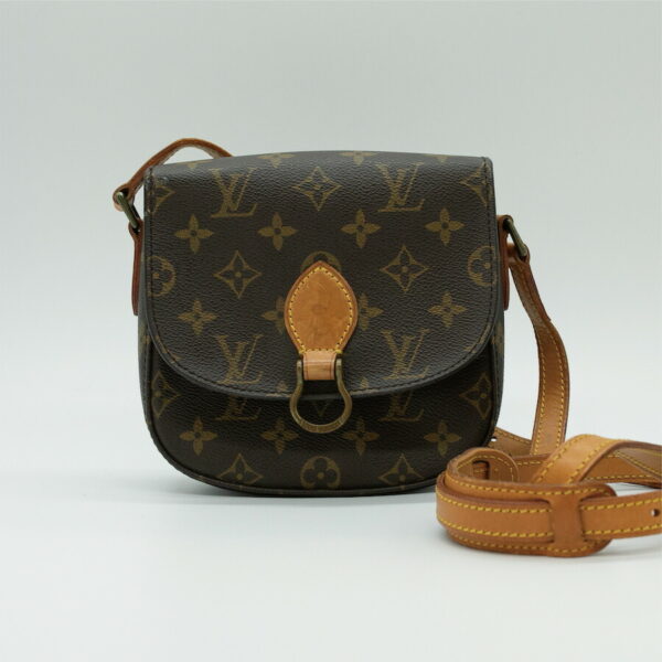 pd417 01 Louis Vuitton Sun Crew Monogram Leather Shoulder Bag Brown