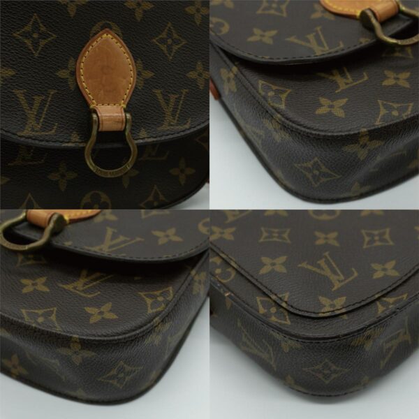 pd417 06 c Louis Vuitton Sun Crew Monogram Leather Shoulder Bag Brown