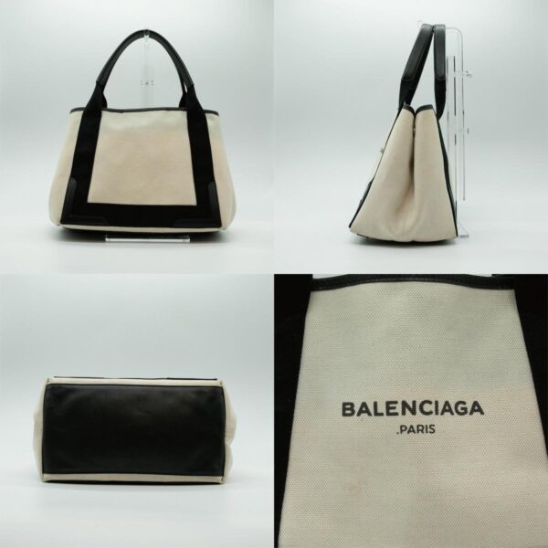 pd423 03 c Balenciaga Leather Cabas Bag Beige