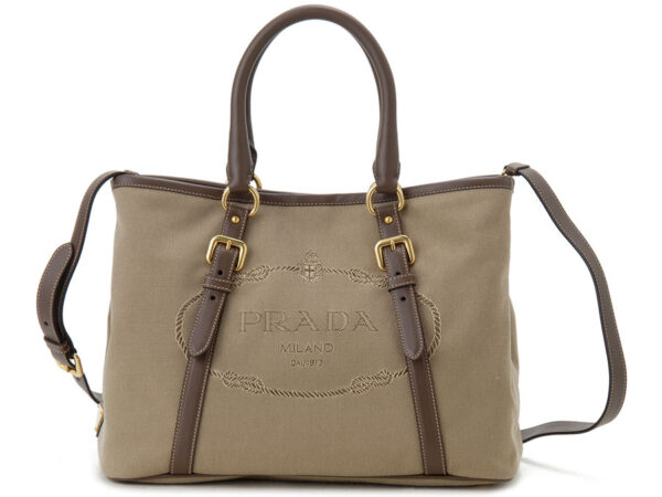 pdbn2832ucwf0b16 Prada Jacquard Tote Bag