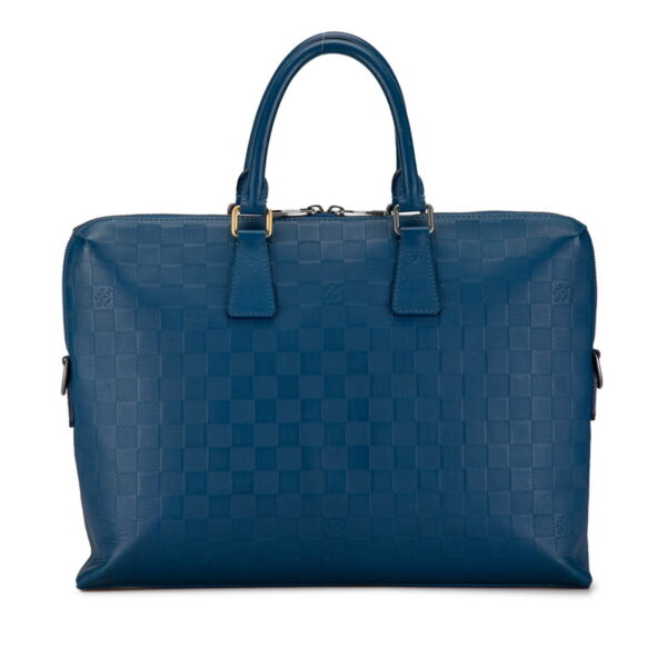 ppmkcdnpype714d3 3 Louis Vuitton Damier Infini Porte de 2WAY Bag Neptunia Blue