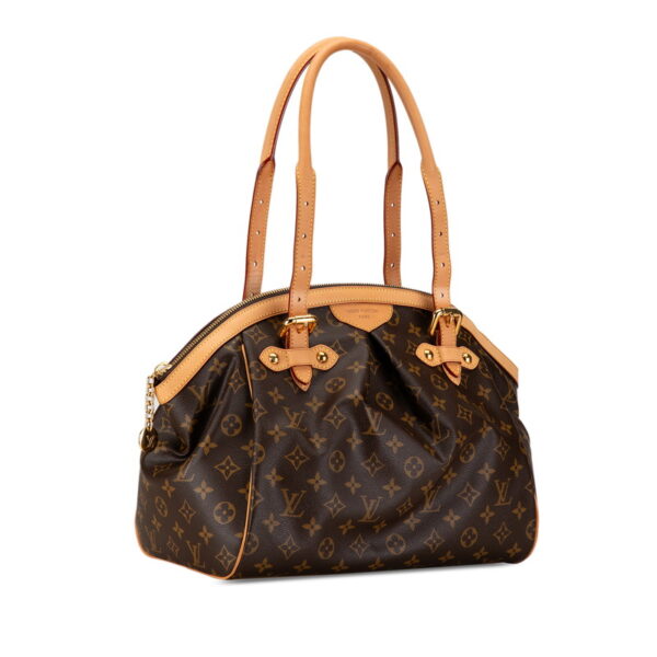 puqp90f9c24euyn4 2 Louis Vuitton Monogram Tivoli GM Handbag Brown