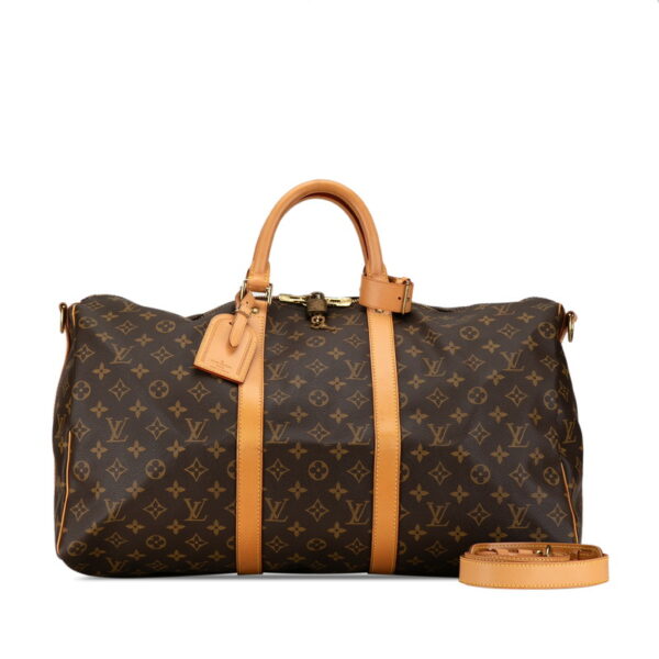 pxwcpx8gg4x7ot8p 11 Louis Vuitton Keepall Bandouliere 50 2WAY Bag Brown