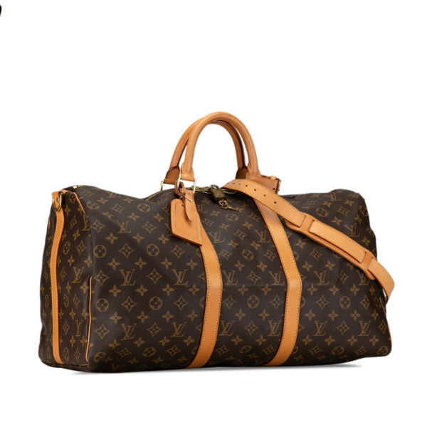 pxwcpx8gg4x7ot8p 2 Louis Vuitton Keepall Bandouliere 50 2WAY Bag Brown