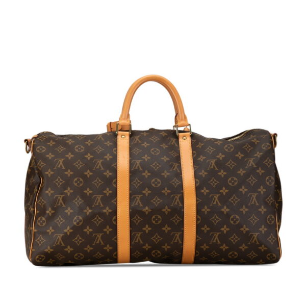 pxwcpx8gg4x7ot8p 3 Louis Vuitton Keepall Bandouliere 50 2WAY Bag Brown