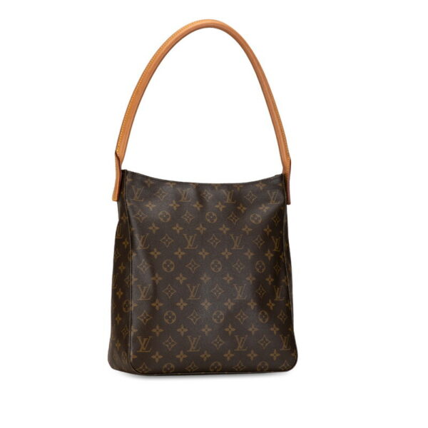 qjvqlaij85l5msgl 2 Louis Vuitton Monogram Looping GM Shoulder Bag Brown