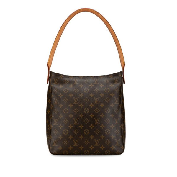 qjvqlaij85l5msgl 3 Louis Vuitton Monogram Looping GM Shoulder Bag Brown