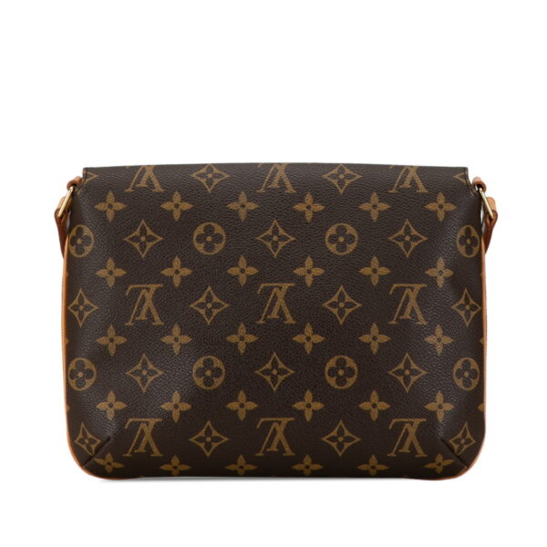 qkmhbl56kdnrsaeg 3 Louis Vuitton Monogram Musette Tango Shoulder Bag Brown