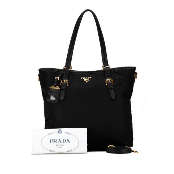 qxn4jc77kvmq4b7g 10 Prada Nylon 2WAY Shoulder Bag Black