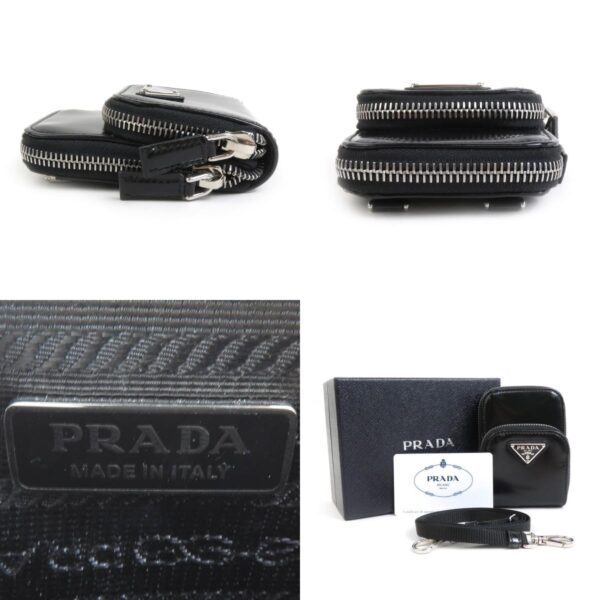 r10066i 4 c Prada Pouch Leather Black