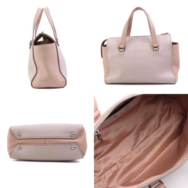 r10082f 1 c Miu Miu Handbag Shoulder Bag Leather Pink