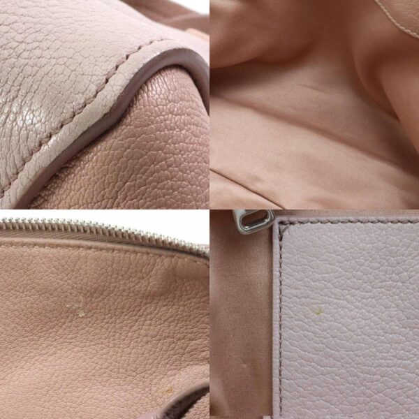 r10082f 5 c Miu Miu Handbag Shoulder Bag Leather Pink