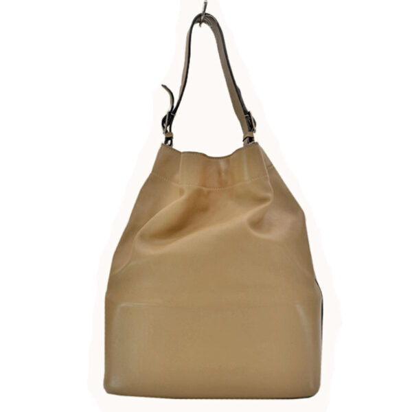 r7031 2 Celine Shoulder Bag Leather Camel