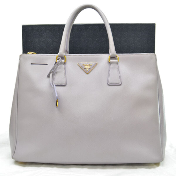 r8288a Prada Triangle Leather Handbag Purple Gray