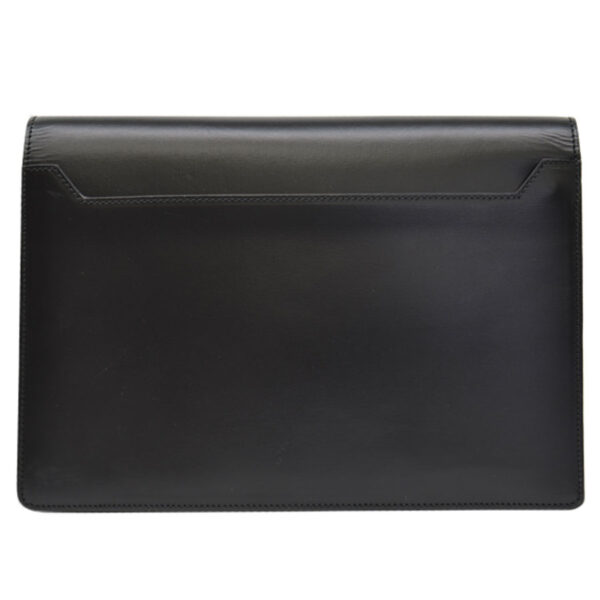 r8348f 2 Loewe Clutch Bag Leather Black