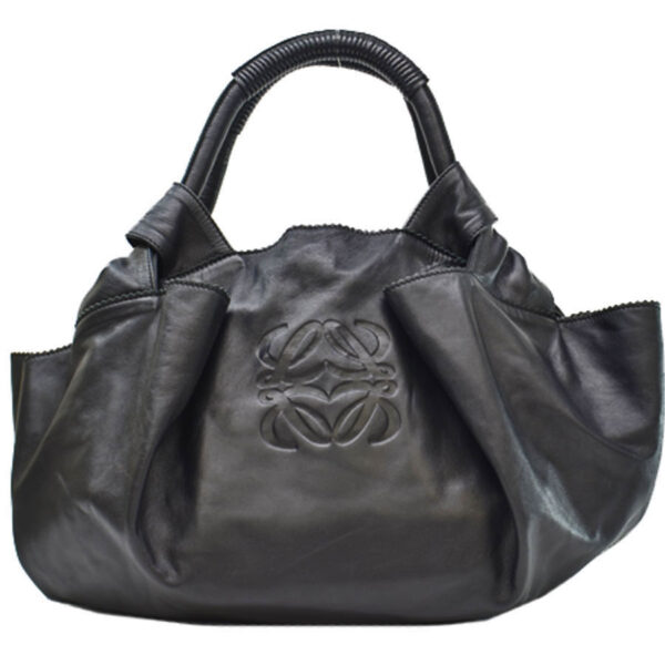 r8499g Loewe Anagram Nappa Aire Leather Handbag Black