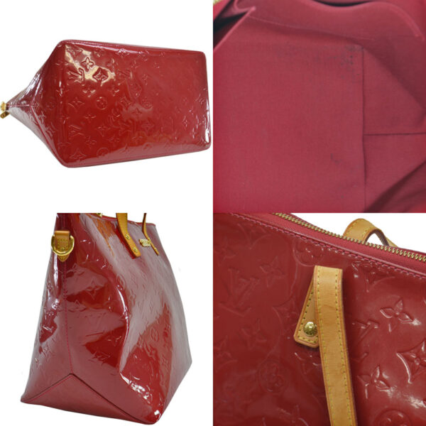 r8774a 4 Louis Vuitton Bellevue GM Vernis Leather Tote Bag Red