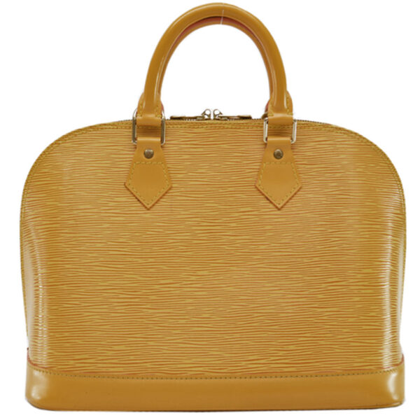 r8804a 1 Louis Vuitton Alma Epi Leather Handbag Yellow