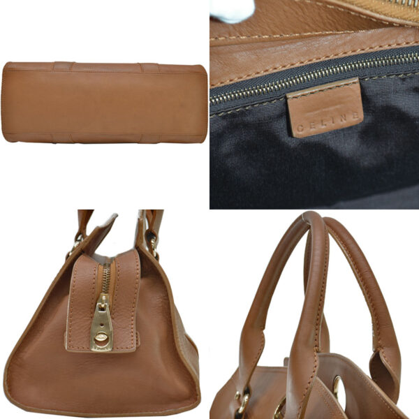 r8934a 4 Celine Handbag Leather Brown