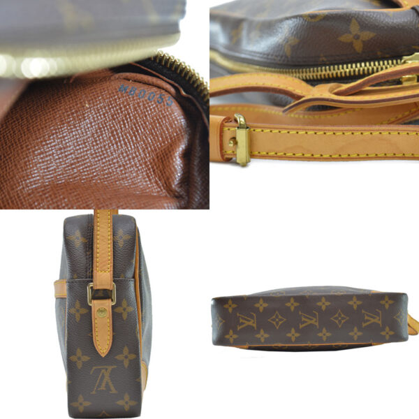 r8961a 4 Louis Vuitton Trocadero Monogram Canvas Crossbody Bag Brown