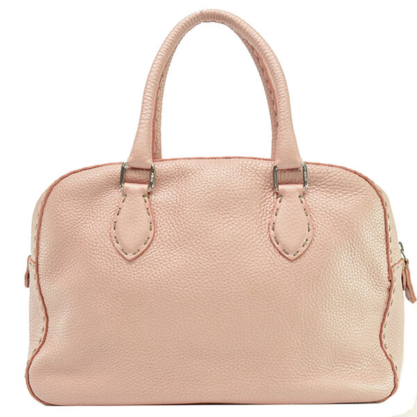 r9056a 1 Fendi Selleria Handbag Leather Pink