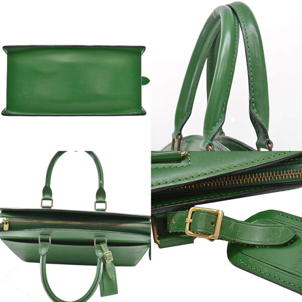 r9057a 4 Louis Vuitton Riviera Epi Leather Handbag Green