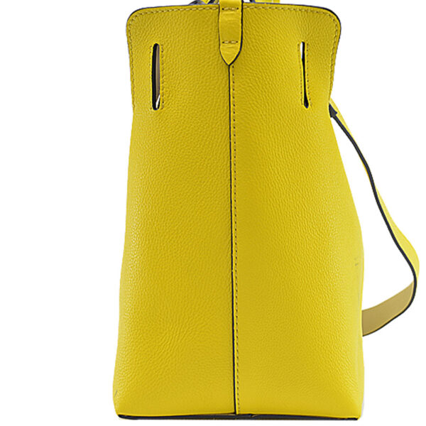 r9116a 2 Burberry Leather Handbag Yellow