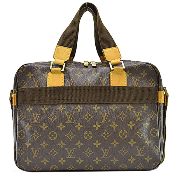 r9271a 1 Louis Vuitton Sac Bossfort Monogram Canvas Crossbody Bag Brown