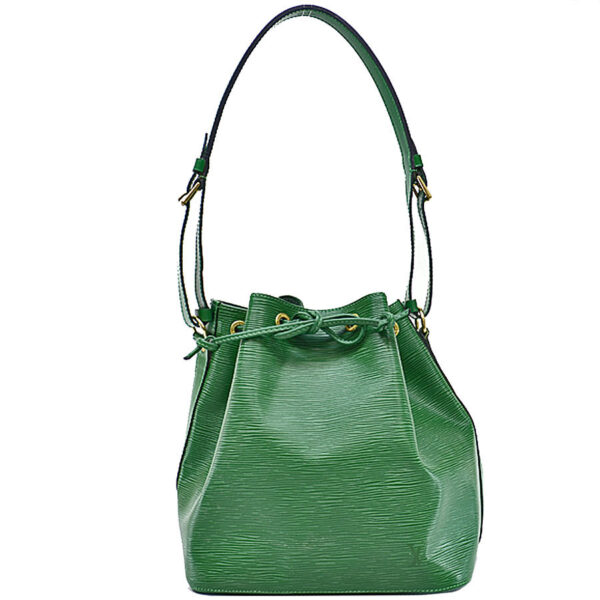 r9369a Louis Vuitton Petit Noe Epi Leather Shoulder Bag Green