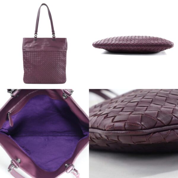 r9401g 2 c Bottega Veneta Intrecciato Leather Shoulder Bag Bordeaux