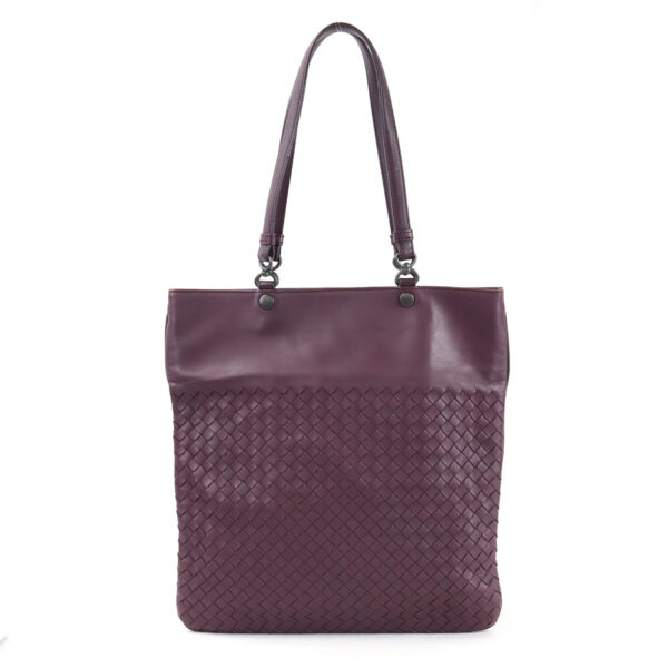 r9401g Bottega Veneta Intrecciato Leather Shoulder Bag Bordeaux