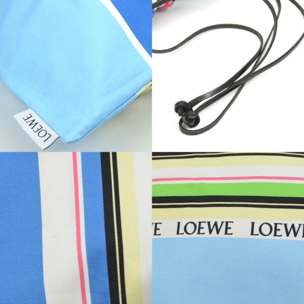 r9720g 6 c Loewe Drawstring Pouch Blue Multicolor